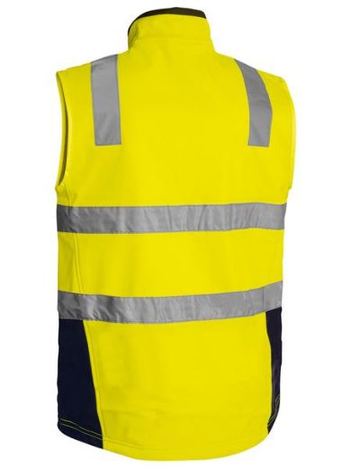 Picture of Bisley Taped Hi Vis Soft Shell Vest